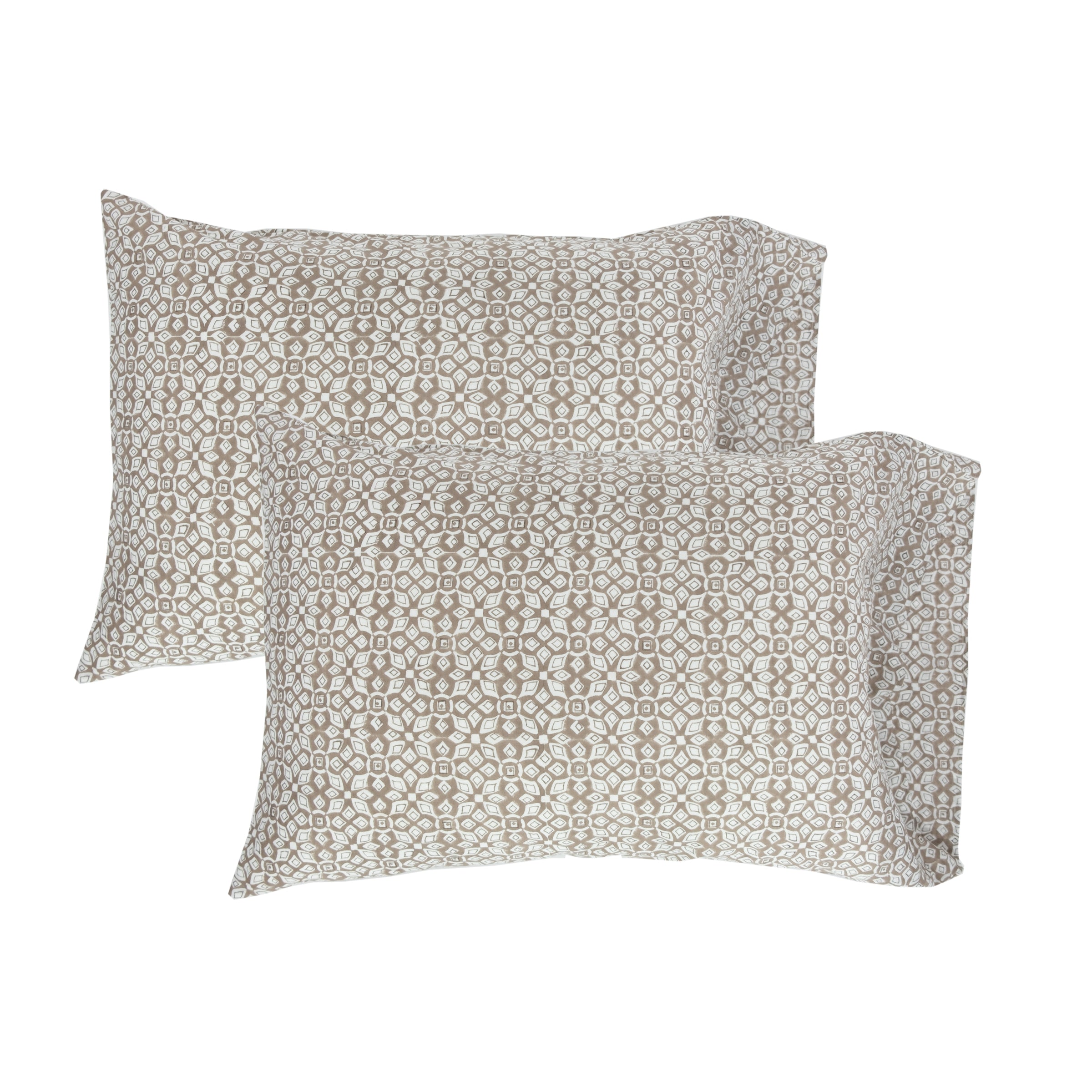 Lara Tan Pillowcase Pair (21"x 32")