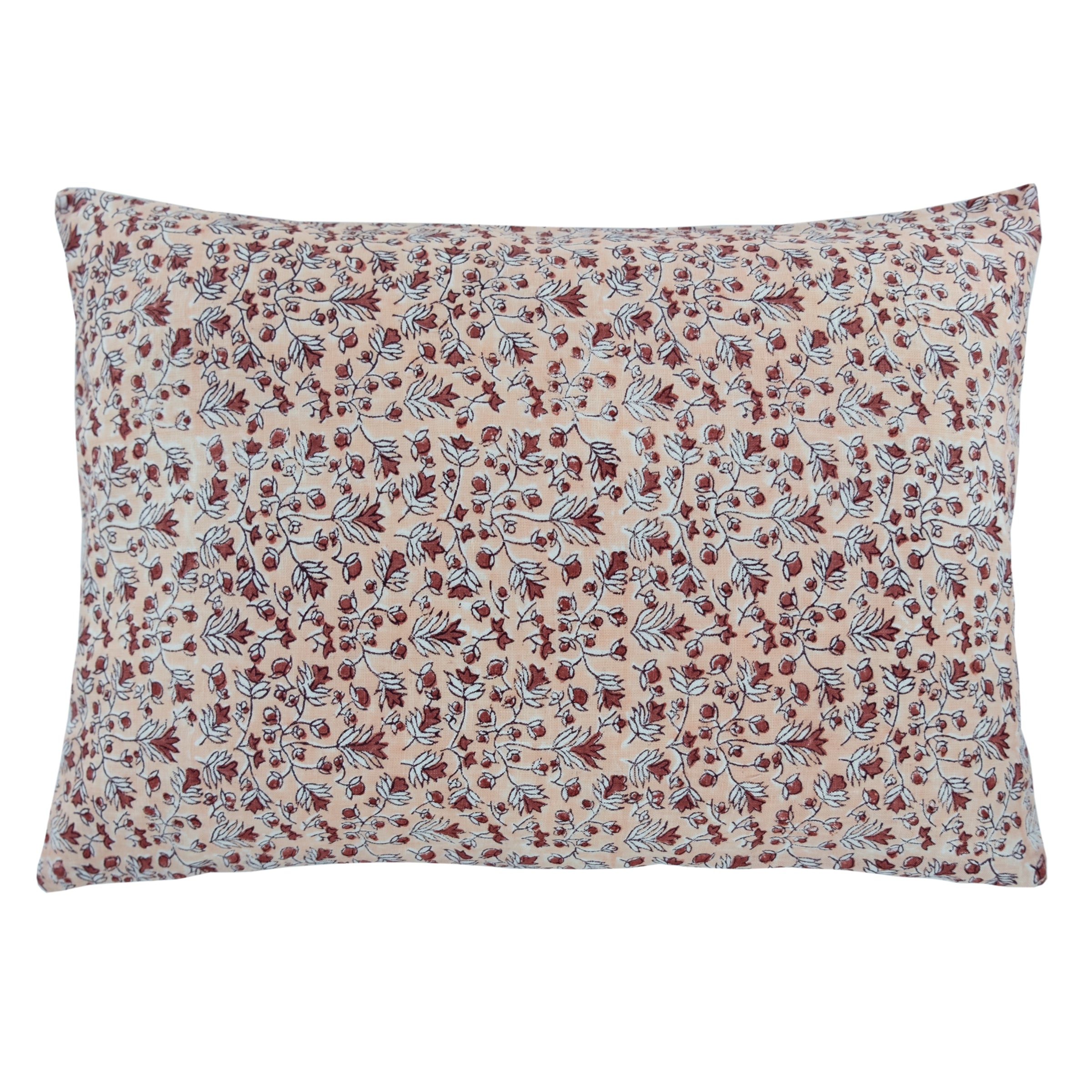 Anna Blush Linen Pillow