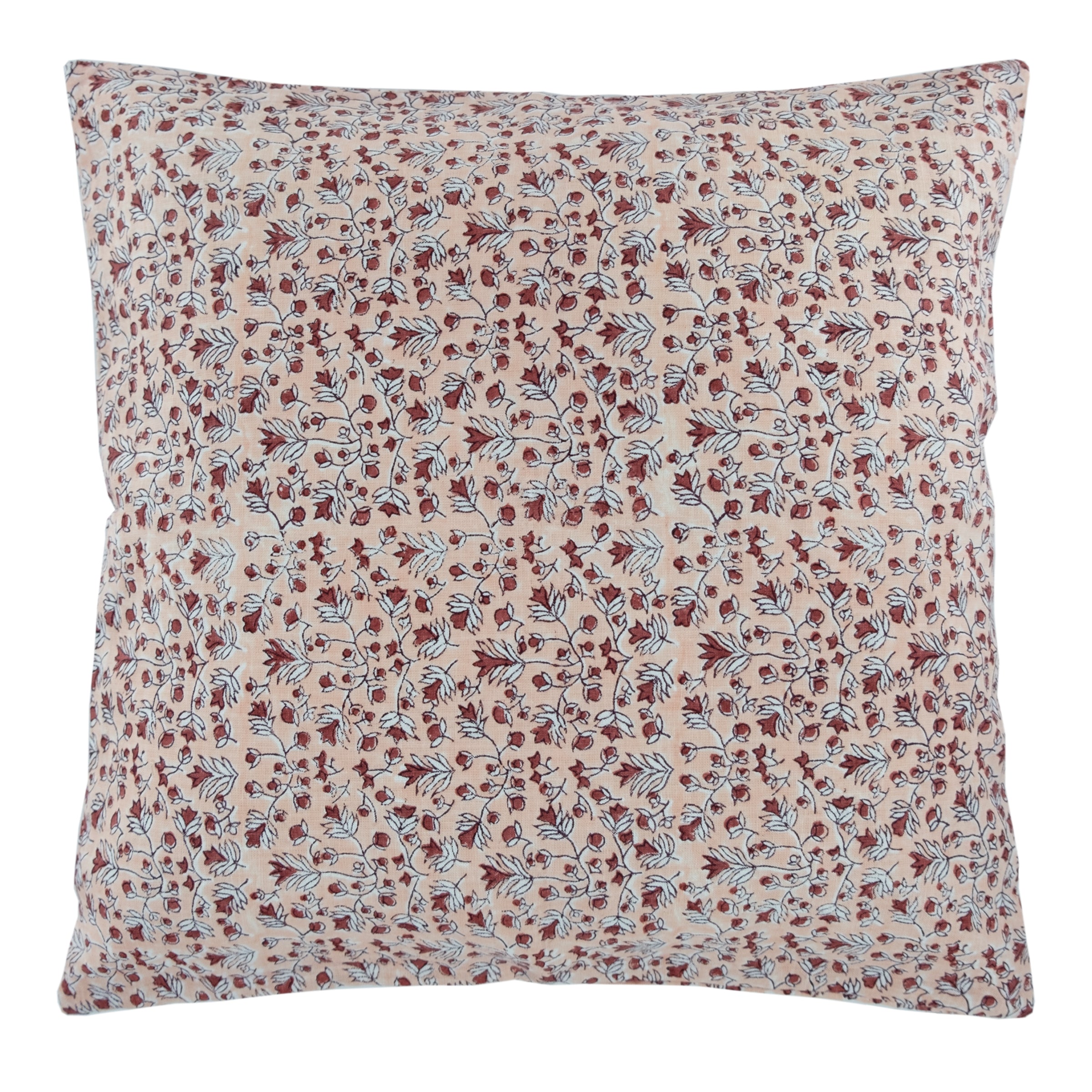 Anna Blush Linen Pillow