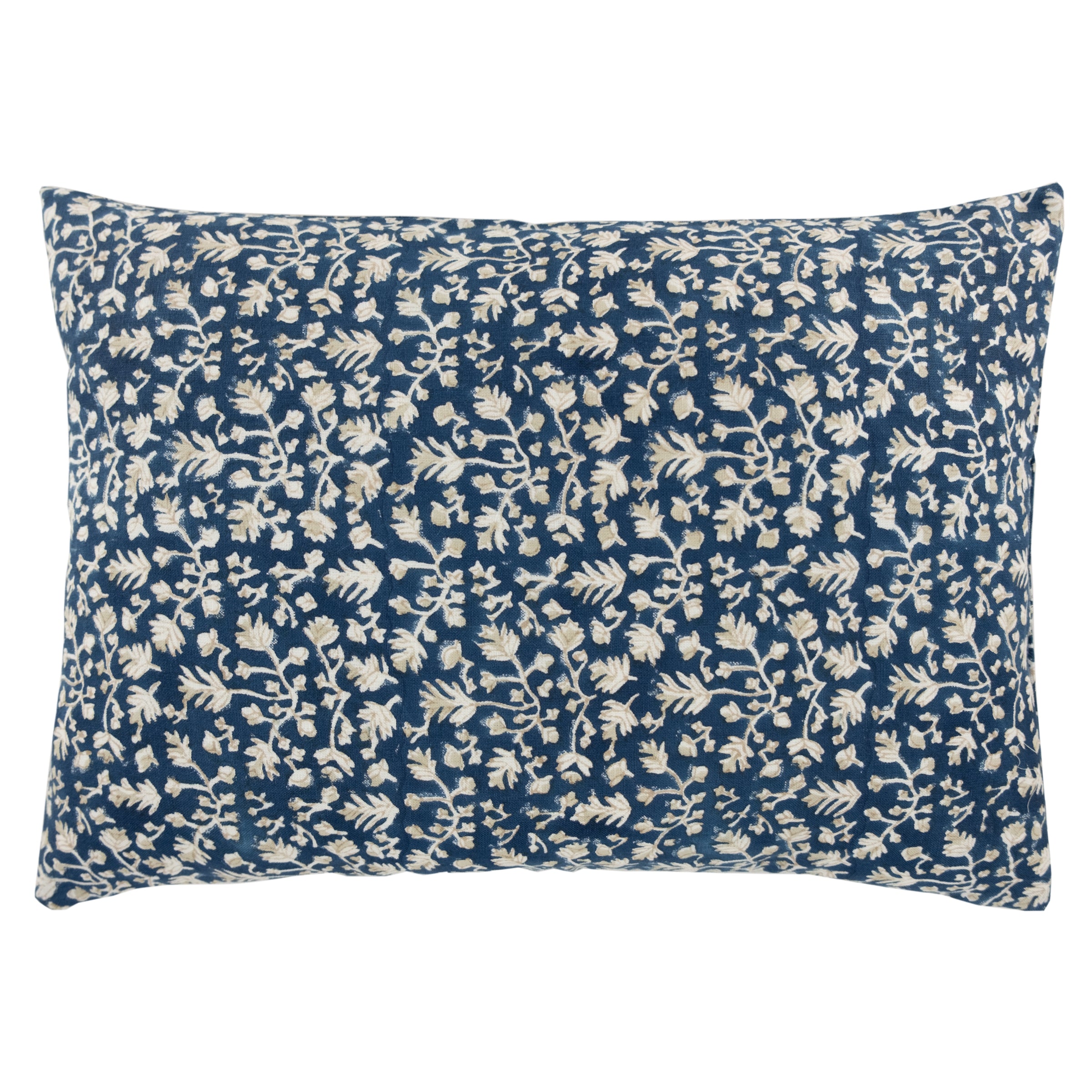 Anna Navy Linen Pillow