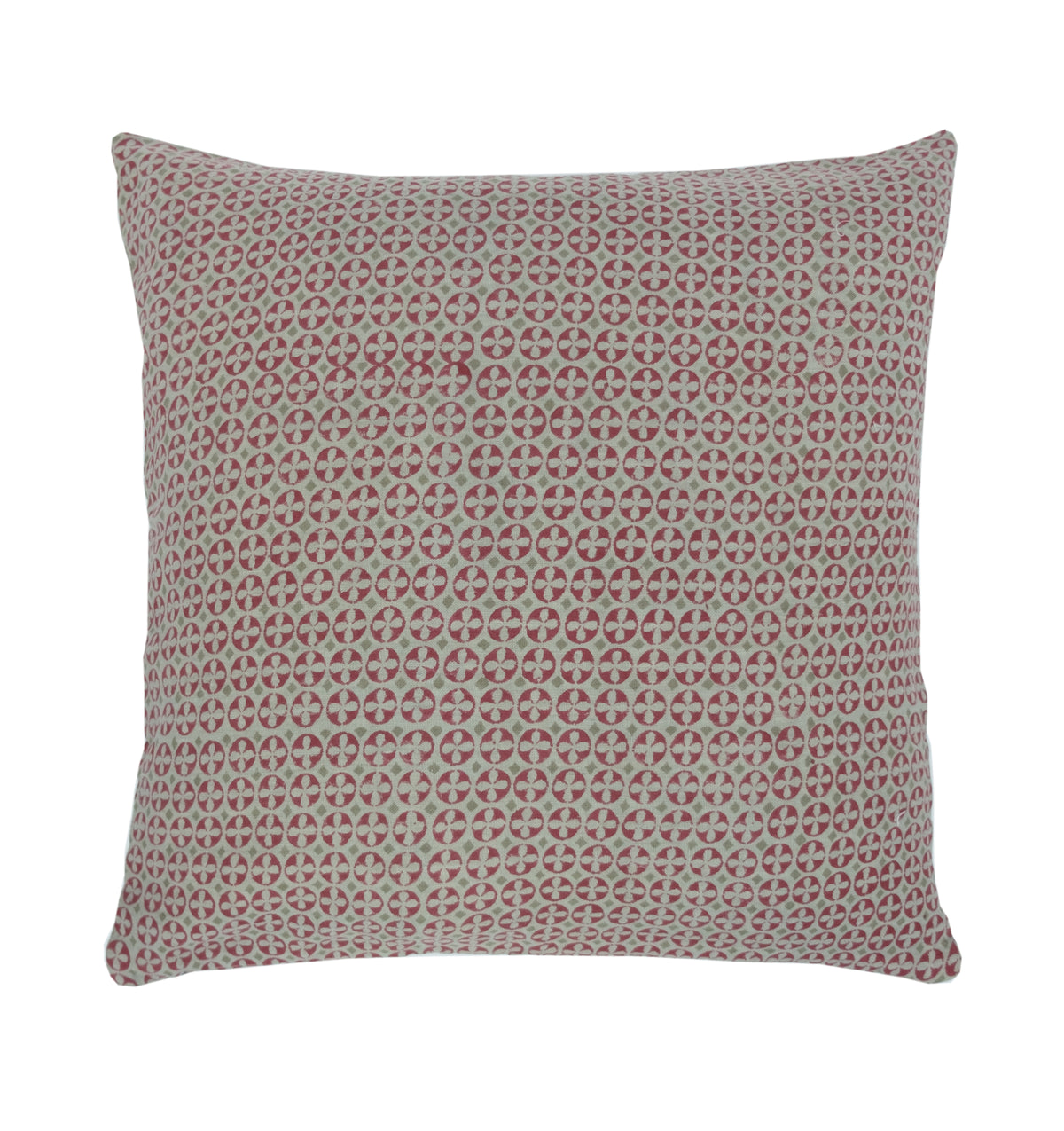 Simple Printed Linen Pillow