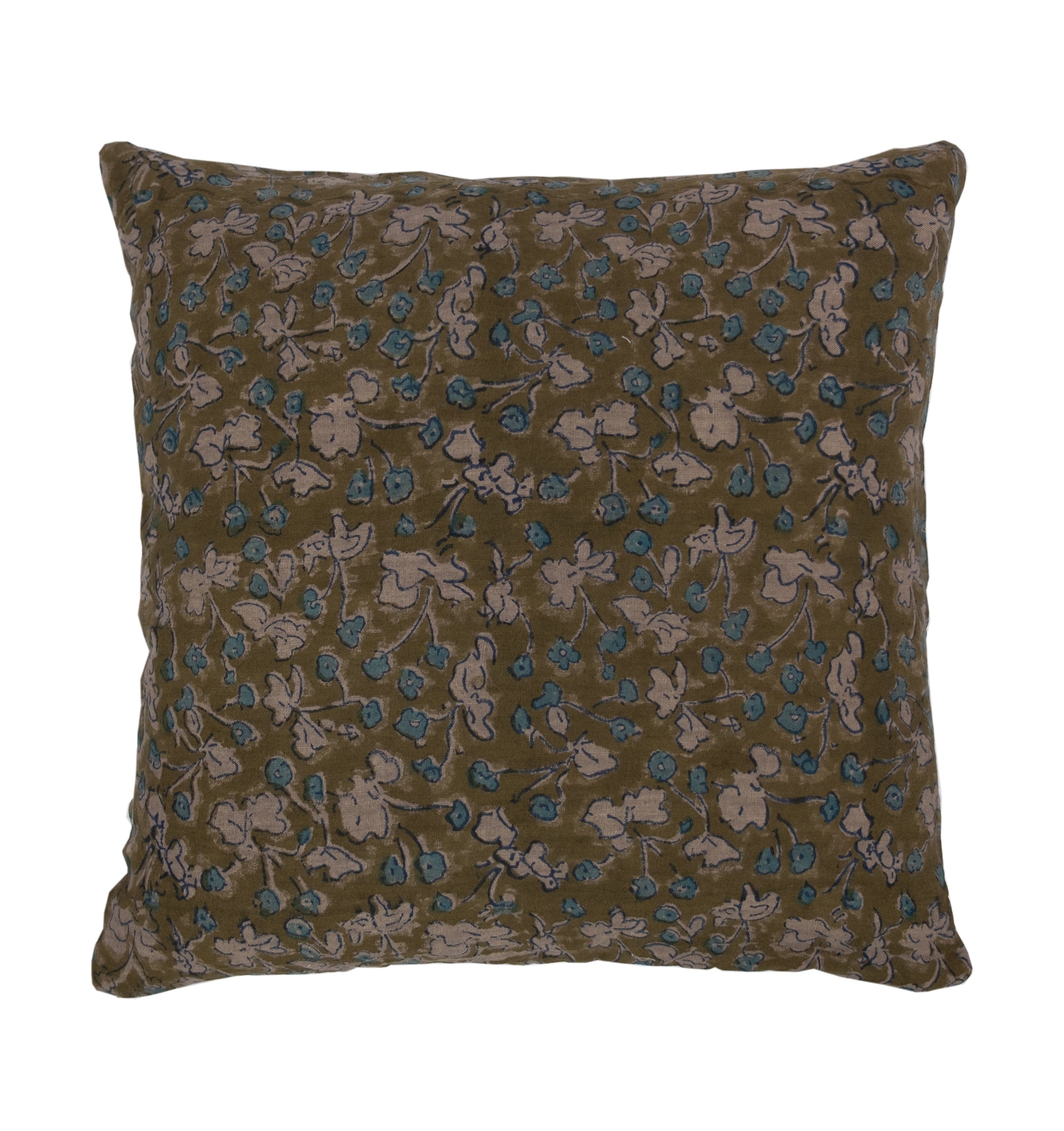 Prairie Olive Linen Pillow
