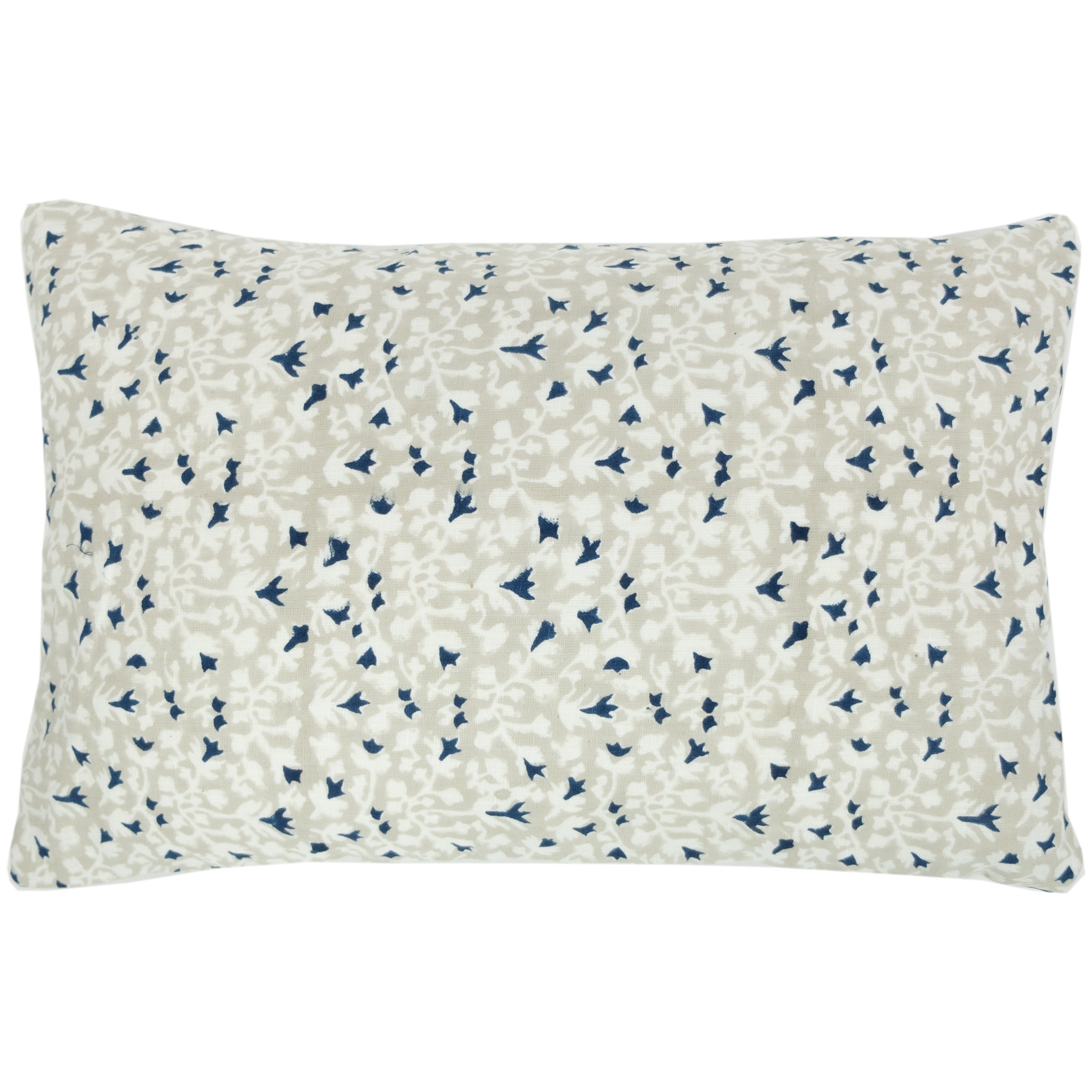 Anna Blue Linen Pillow