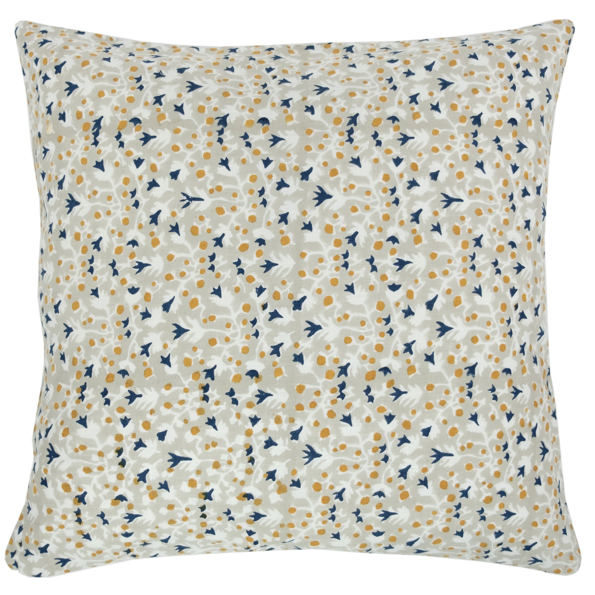 Anna Blue Dijon Linen Pillow