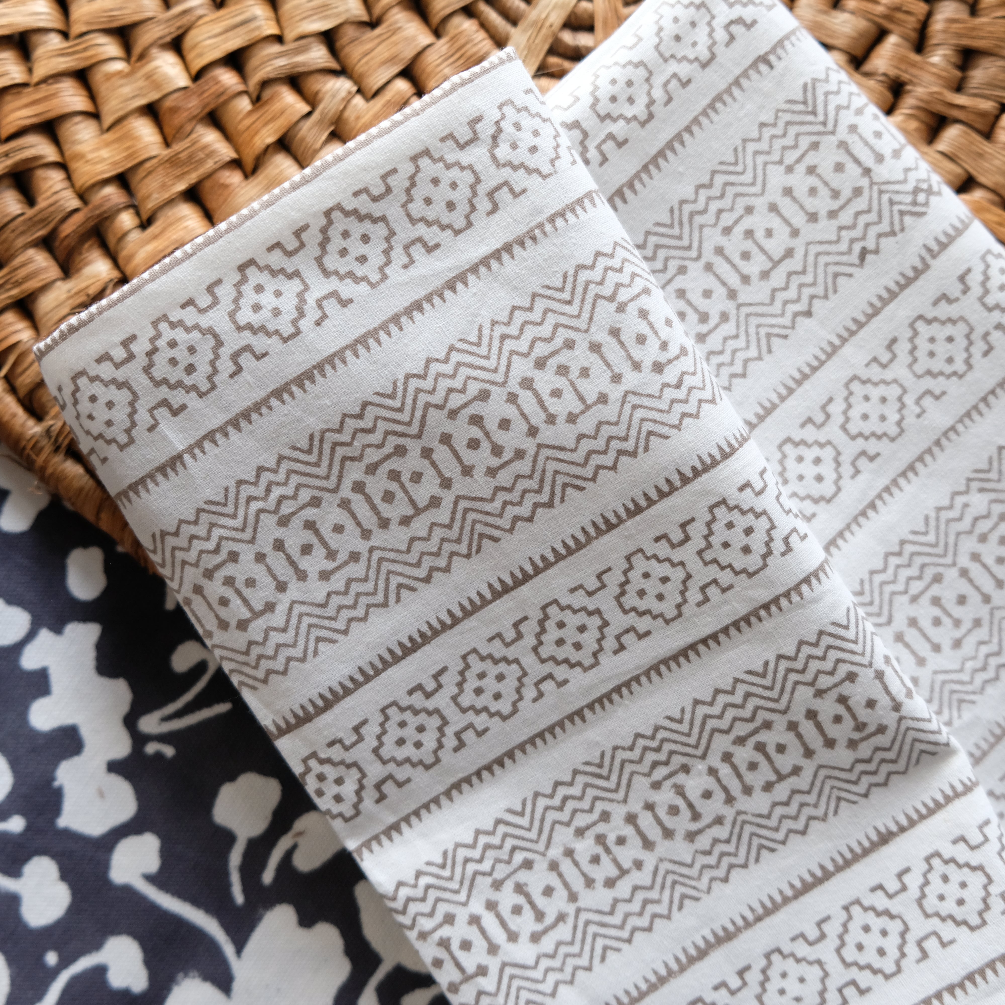 Kayla Block Print Napkin - ALLEM STUDIO