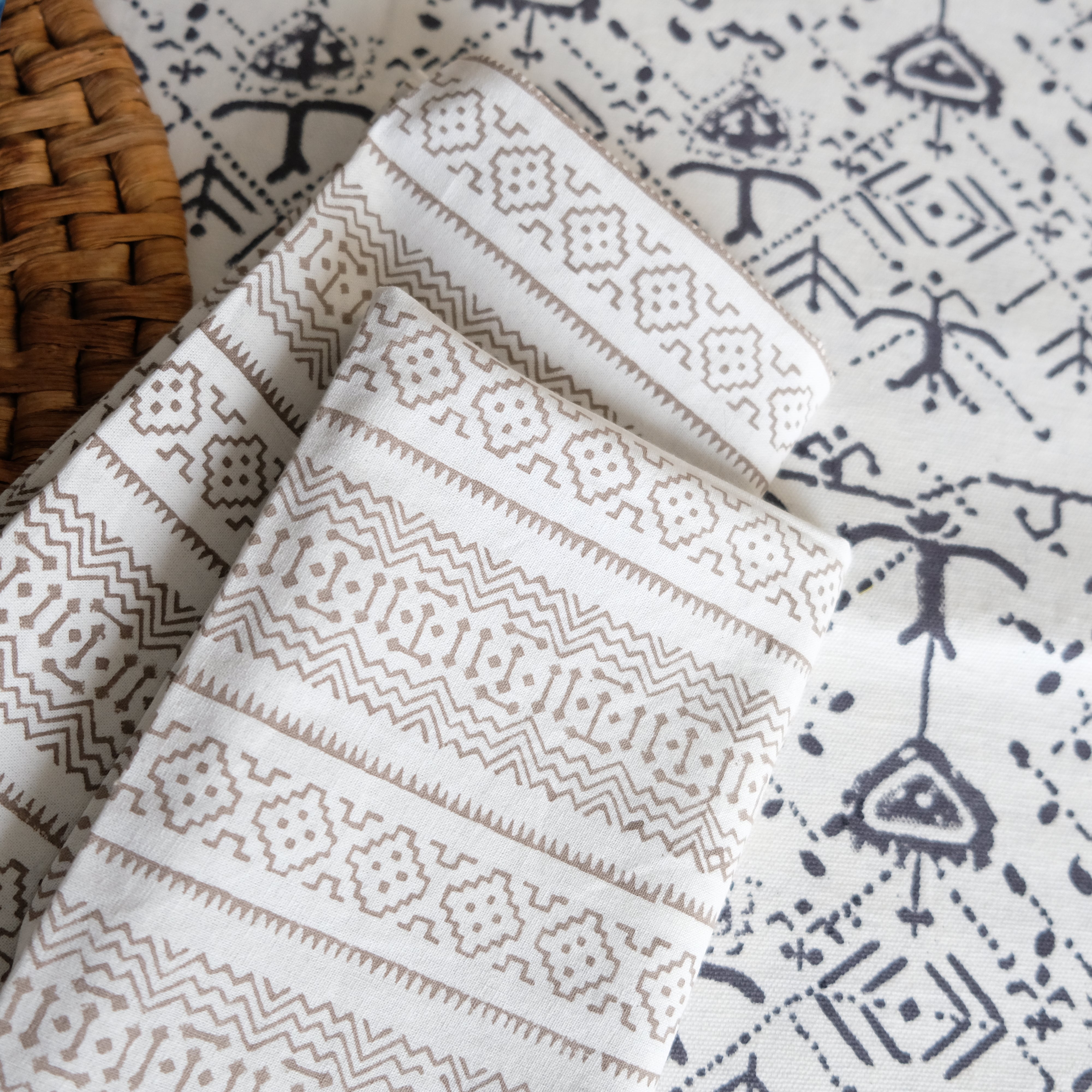 Kayla Block Print Napkin - ALLEM STUDIO