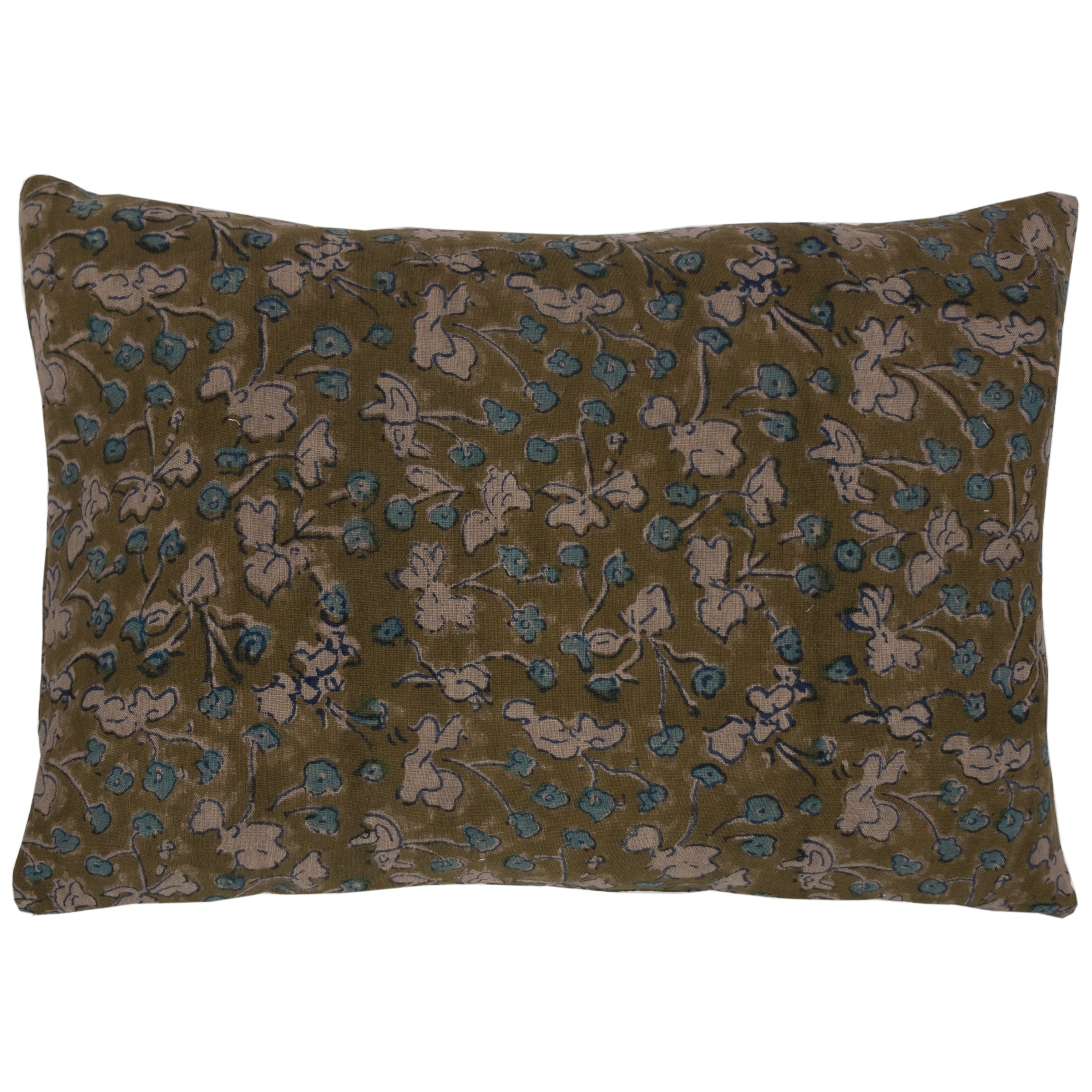 Prairie Olive Linen Pillow