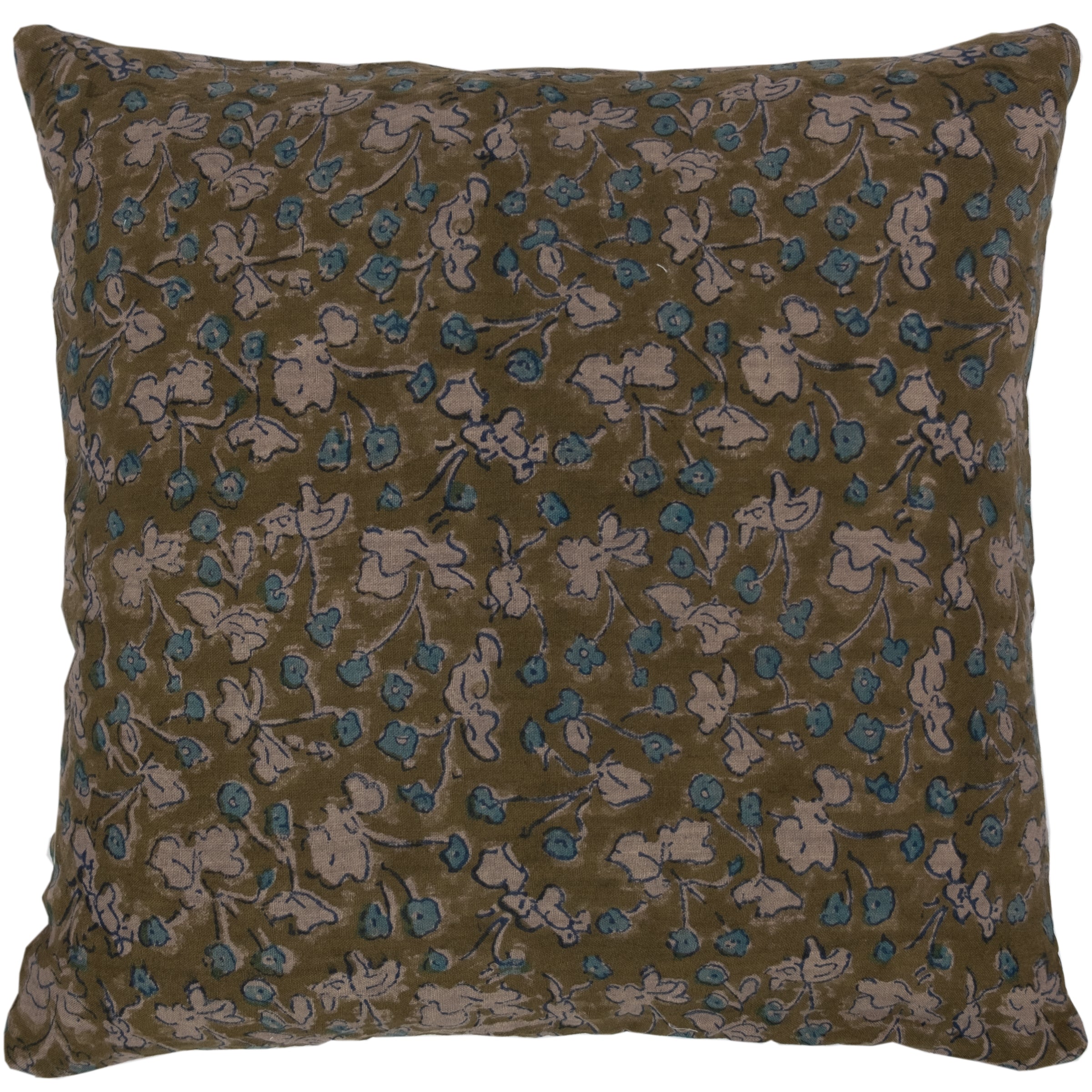 Prairie Olive Linen Pillow