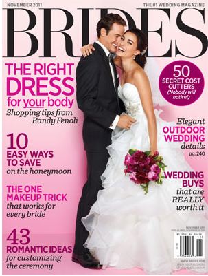 Allem Studio Aqua Fish Runner and napkins featured in Brides