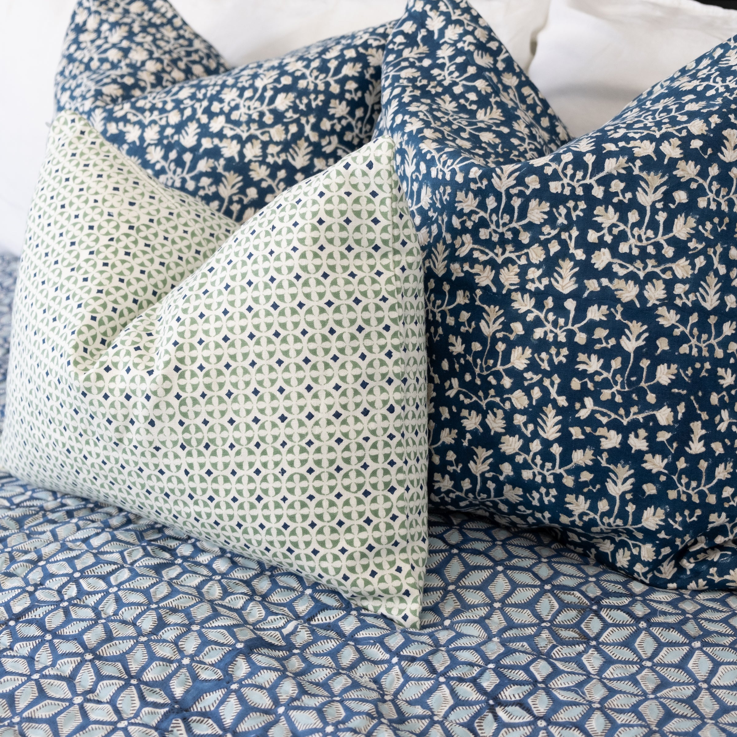 Lisbon Park Linen Pillow