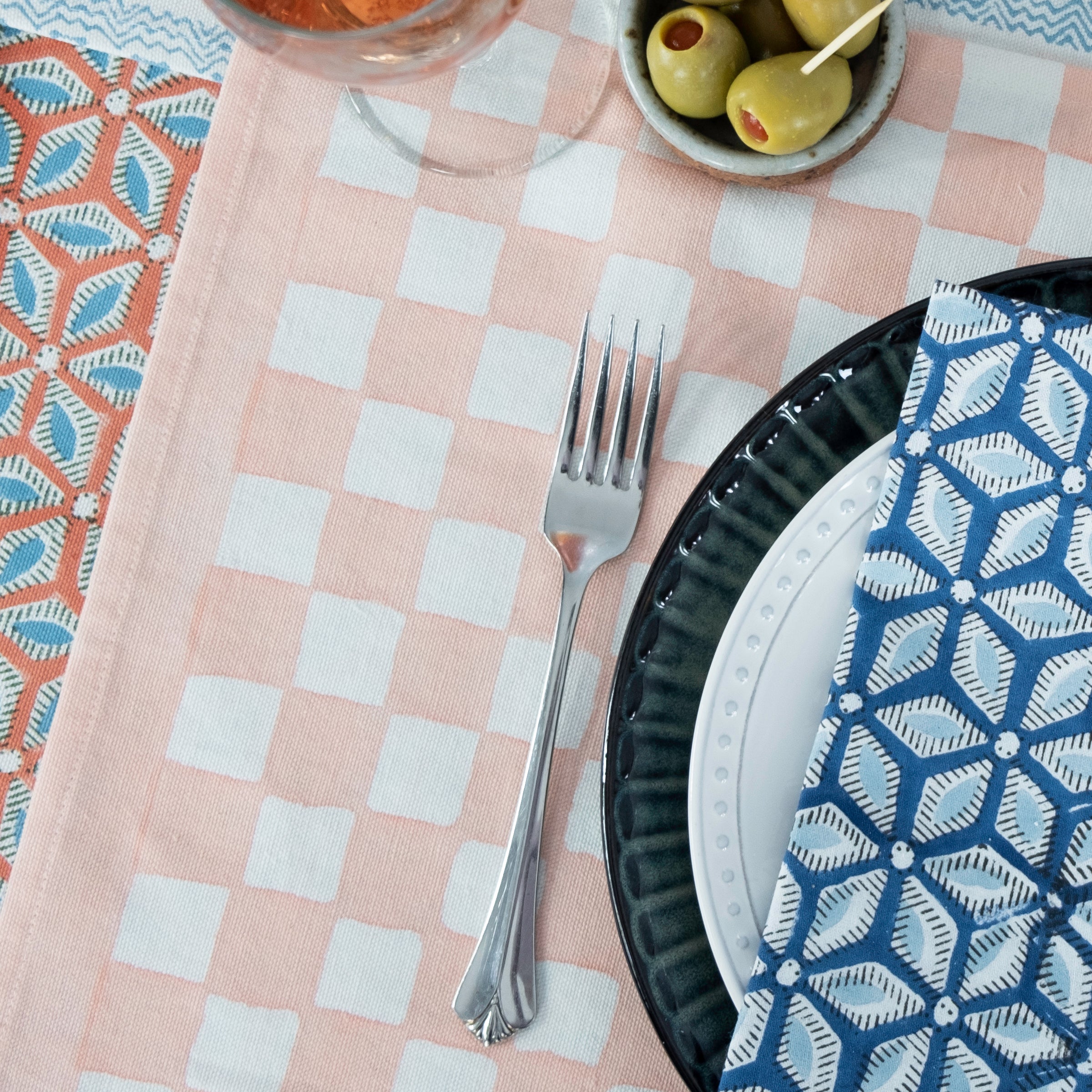 Aiden Peach Placemat (set of 4)