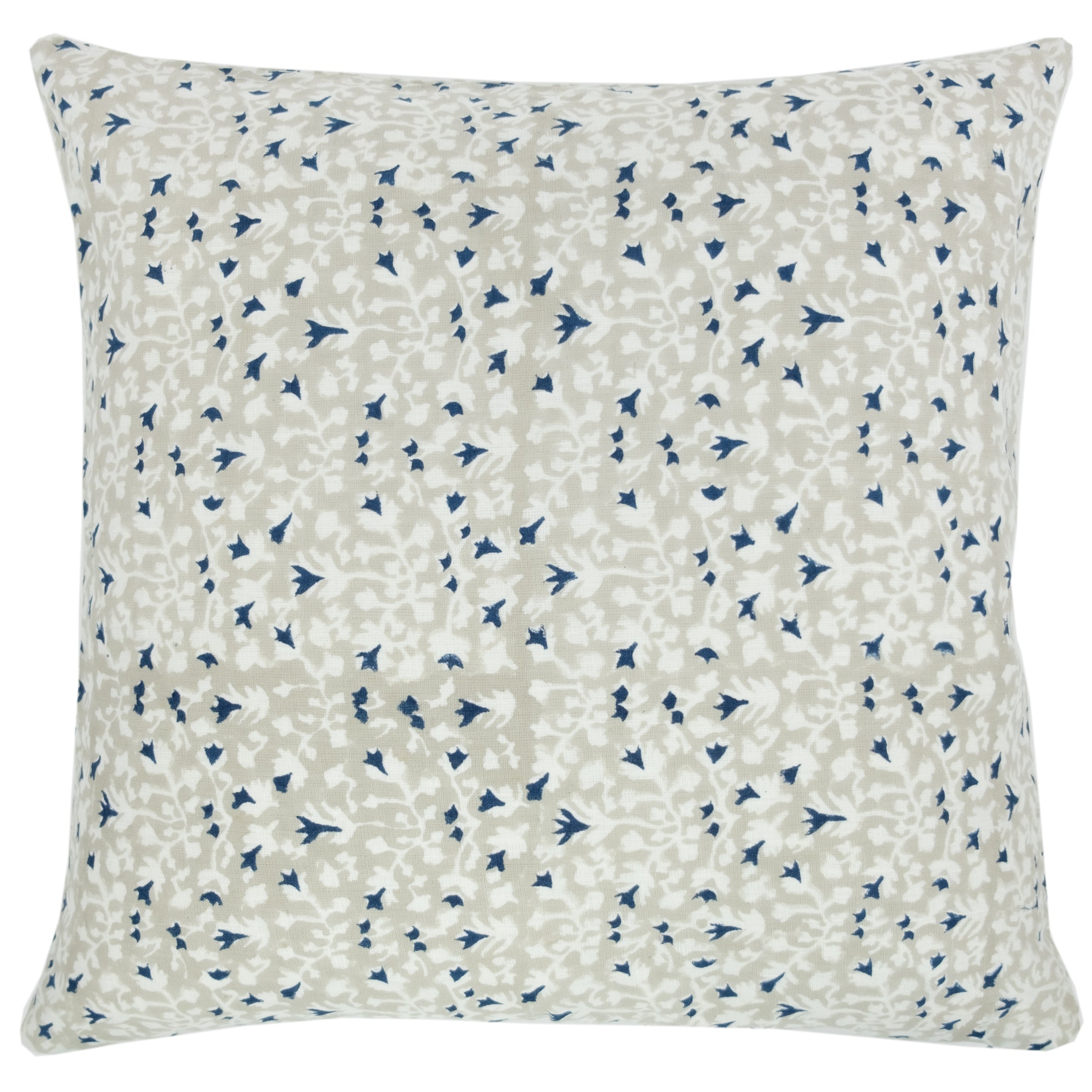 Anna Blue Linen Pillow