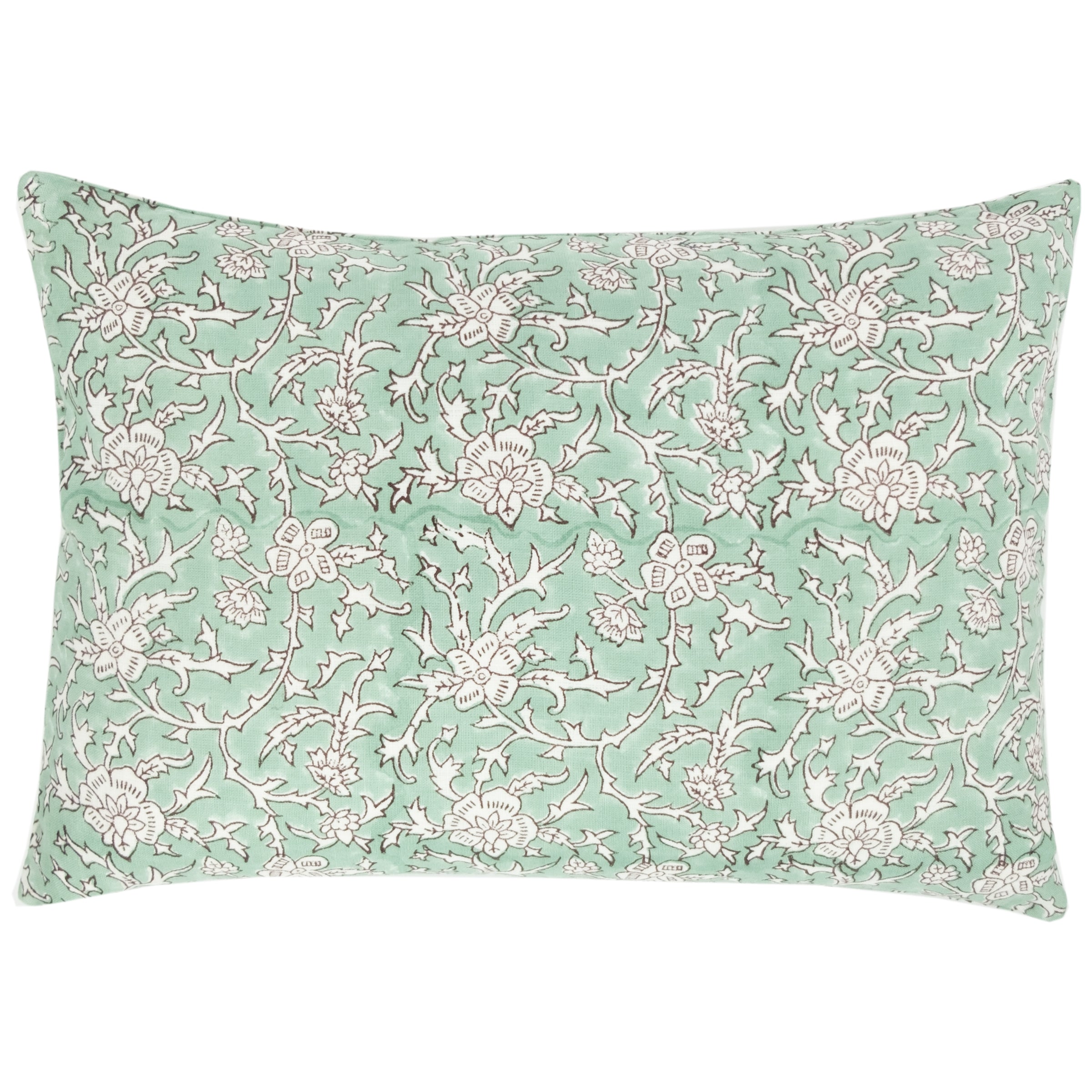 Brittany Celadon Linen Pillow