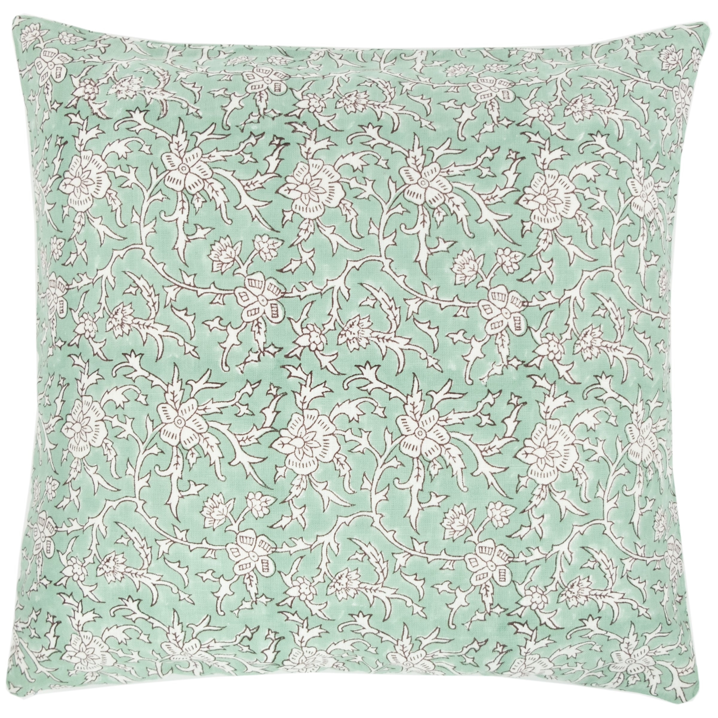 Brittany Celadon Linen Pillow