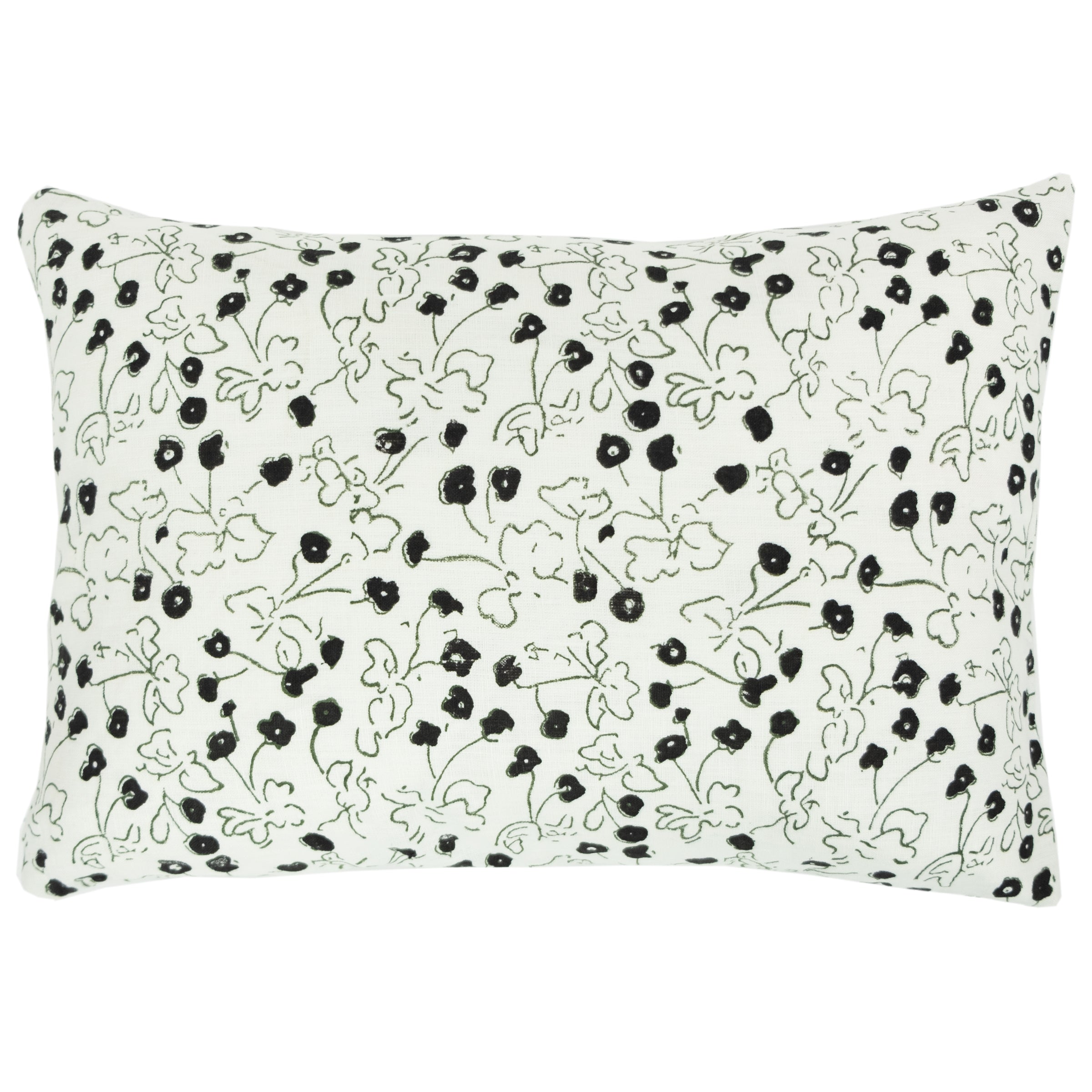 Prairie Flowers Linen Pillow